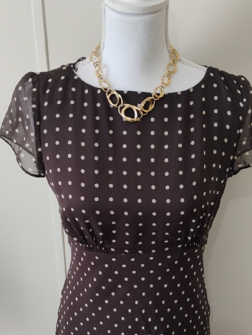 Talbots Silk Mini Dress - Picture 2 of 7